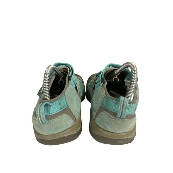 Keen big kids  Size 5 Green  Gray Waterproof Hiking Outdoor Sandals Shoes - Picture 4 of 8